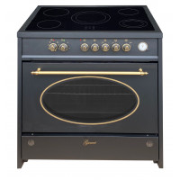  GURARI GCH E 912 BL Cuisinière électrique rétro noir 90 cm 