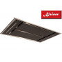 Kaiser ceiling hood EA 1145 S, extractor hood 120 cm, black burnished stainless steel, 3 levels, extremely strong 1250m³/h