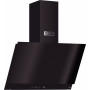 Kaiser wall hood AT 7410 F ECO, extractor hood 70 cm, in black, black glass, 1250m³/h