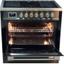 Cuisinière à induction Kaiser HC 93691 IS, cuisinière électrique plaque à induction 90 cm autonettoyante