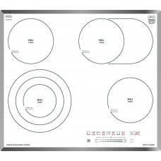Kaiser KCT 6715 FW electric hob, white glass ceramic hob, built-in stove, 4 cooking zones, QuickHeat zones