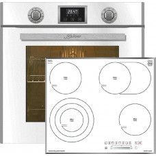 Kaiser oven set EH 6326 W + KCT 6715 FW, electric oven, self-sufficient, 79L, 10 functions + ceramic hob 60 cm