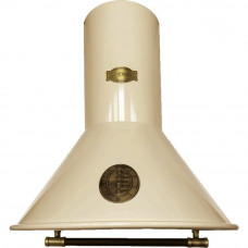 Kaiser wall hood A 6423 ElfBE ECO, extractor hood 60 cm with metal elements, ivory, 910 m³/h •Antique Gold•