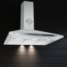 GURARI  GCH 147 9 IS wall-mounted cooker bonnet 90 cm in stainless steel 1000m³/h 