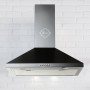 GURARI GCH 147 5 BL wall-mounted cooker bonnet 50 cm Black 1000m³/h