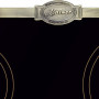 Table de cuisson à induction Kaiser KCT 6395 Iem, 60 cm, table de cuisson rétro, plaques en métal bronze, 4 zones QuickHeat