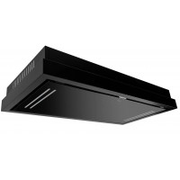 GURARI GCH C 343 120 BL PRIME Deckenhaube Dunstabzugshaube 120 cm Schwarz Glas Saugstark 1000 m³