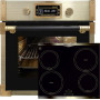 Set forno Kaiser EH 6427 AD + KCT 6395 IEm, forno da incasso retro pirolisi 73L + piano cottura a induzione, 60 cm