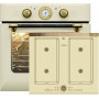 Kaiser oven set EH 6432 ElfBE Eco + KCT 6745 FI ElfAD, retro built-in oven electric, 68 L + induction hob 60 cm