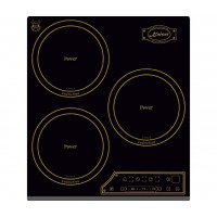 Kaiser KCT 4795 FI AD induction hob, built-in cooker, 3 cooking zones, 45 cm, full touch control