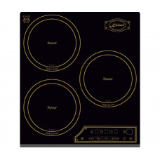 Table de cuisson à induction Kaiser KCT 4795 FI AD, cuisinière intégrée, 3 zones de cuisson, 45 cm, contrôle tactile complet