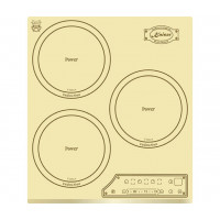 Kaiser KCT 4795 FI ElfAD induction hob, built-in cooker, 3 cooking zones, 45 cm, full touch control