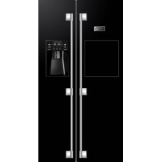 Kaiser side-by-side KS 90500 RS, largeur 91,1 cm, réfrigérateur side-by-side No Frost 556 l, multi-bar, combiné réfrigérateur-congélateur