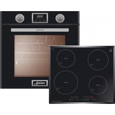Kaiser oven set EH 6326 SP + KCT 6705 FI, electric oven, self-sufficient, 79L, 10 functions + induction hob 60 cm