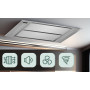 Kaiser EA 1145 ECO cappa cucina cappa soffitto 110 cm acciaio inossidabile 1250 m3/h