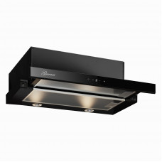 GURARI CH 3003 C cappa cucina cappa sottopensile 60 cm vetro nero 1000 m³/h   