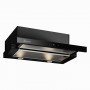 GURARI CH 3003 C cappa cucina cappa sottopensile 60 cm vetro nero 1000 m³/h