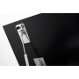 Kaiser wall hood AT 6410 FR ECO, headroom hood 60 cm, stainless steel, black glass, 1250 m³/h