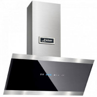 Kaiser AT 7435  Extractor bonnet wall bonnet  70 cm black glass stainless steel 1250 m³/h