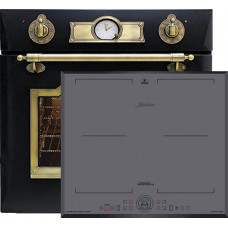 Kaiser Cuisinière-set Retro Four électrique EH 6355 EM + KCT 6730 FIG Table de cuisson à induction 60 cm