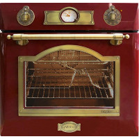 Kaiser EH 6355 RotEm Retro fours électriques encastrables 60 cm 67 L Rouge