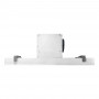 Gurari Deckenhaube GCH 974 WH 90 Diamond, Dunstabzugshaube 90 cm 850m³/h, Abluft/ Umluft