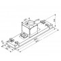 Gurari Deckenhaube GCH 974 WH 90 Diamond, Dunstabzugshaube 90 cm 850m³/h, Abluft/ Umluft