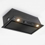 GURARI GCH B 545 BL 70 PRIME – Gruppo aspirante per cappa da cucina nero, 70 cm, 1000 m³/h