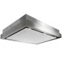 GURARI GCH C 343 IS 120 WH PRIME extractor hood ceiling hood 120 cm in stainless steel/white glass design 1000m³/ h