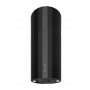 GURARI GCH P 891 BL Diamond – Hotte aspirante îlot 40 cm noire, débit d'air 850 m³/h