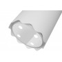 GURARI GCH P 892 WH Diamond Hotte Îlot 40 cm Blanc – Débit d'air jusqu'à 850 m³/h