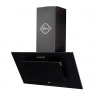 GURARI  GCH S 211 60 BL N hotte aspirante hotte inclinée 60 cm verre noir 860 m³/h