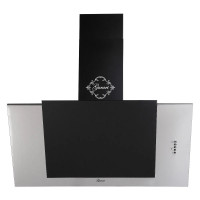 GURARI GCH S 482 50 IS head free hood extractor hood 50 cm stainless steel black glass 1000 m³/h  