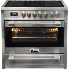 Kaiser HC 93691 IR electric stove 90 cm, stainless steel, range cooker with induction hob