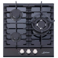 Kaiser KCG 4384 Turbo gas piano cottura 45 cm 3 fuochi incl. bruciatore WOK 3,8 KW