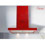 GURARI GCH 461 RD 6 N Wall-mounted cooker bonnet 60 cm in red 1000m³/h