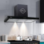 GURARI GCH 461 BL 7 N Wall-mounted cooker bonnet 70 cm Black 1000m³/h