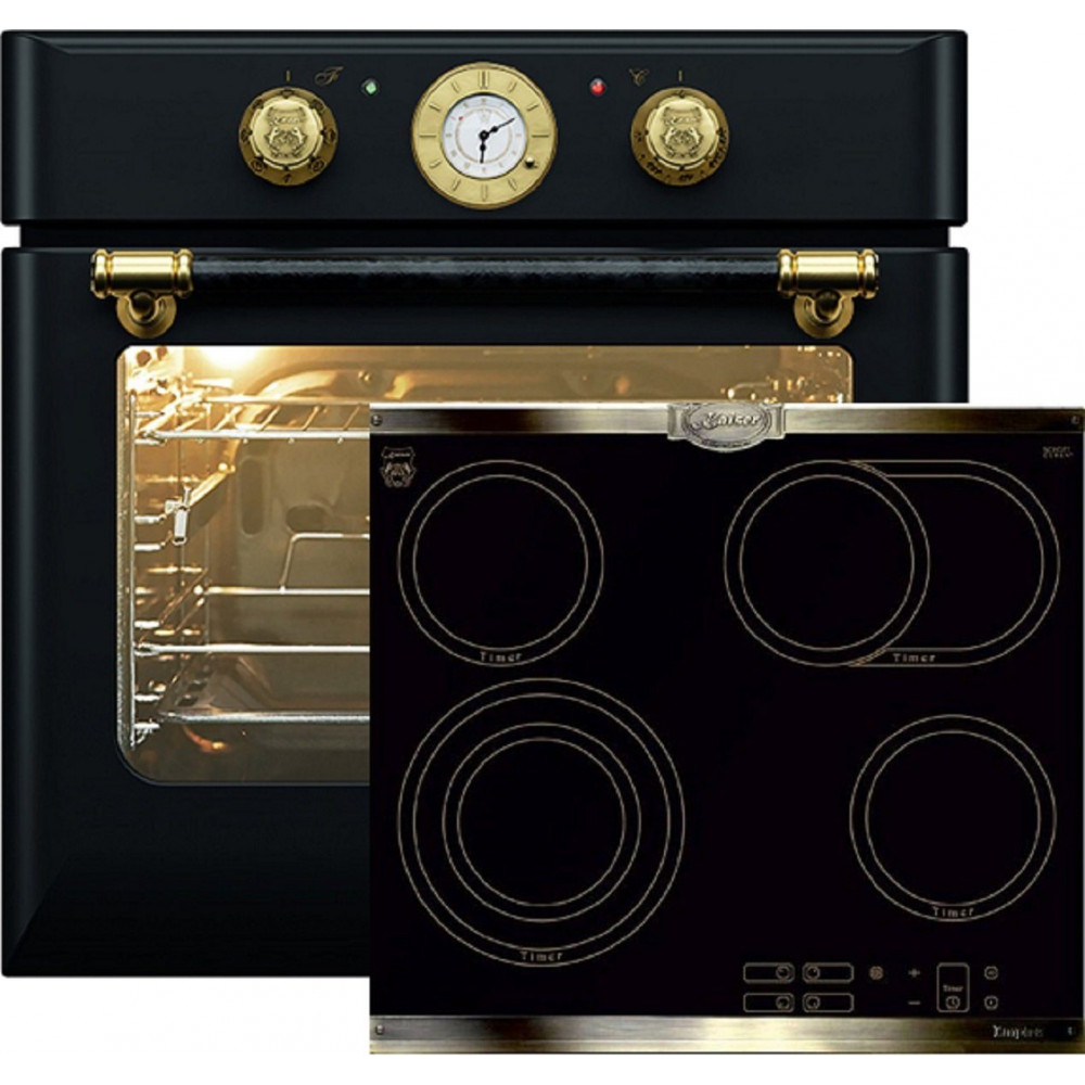 Ensemble four Kaiser EH 6432 BE + KCT 6385 Em, four encastrable rétro ...