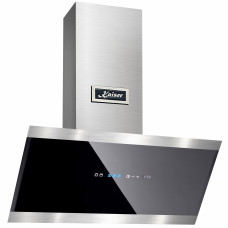 Kaiser headroom hood Kaiser At 5435 ECO, extractor hood 50 cm, stainless steel, black glass, 3 levels, extremely strong 1250m³/h