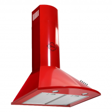 GURARI GCH C 046 RD 6 Wall-mounted cooker bonnet 60 cm red 1000m³/h