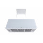 GURARI GCH I 333 90 WH Prime N island hood island extractor hood 90cm 1000m³/h white glass